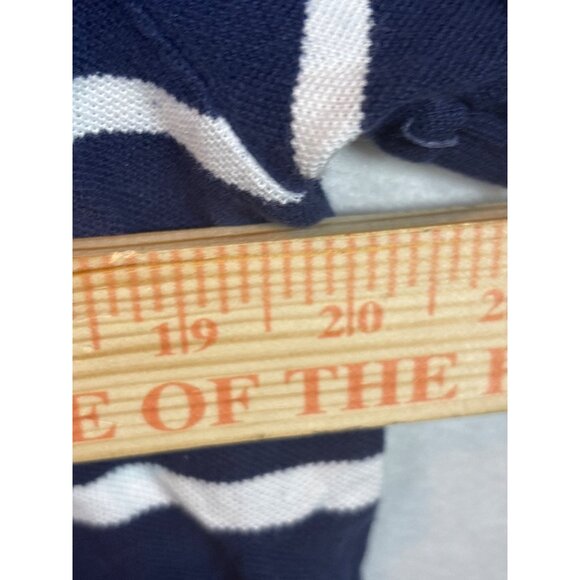 Gap Mens Navy & White Striped Polo Shirt XL - Picture 5 of 10
